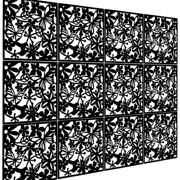 DIY Hanging Room Divider PVC 12 PCS Panels Screen - Picture 1 of 8